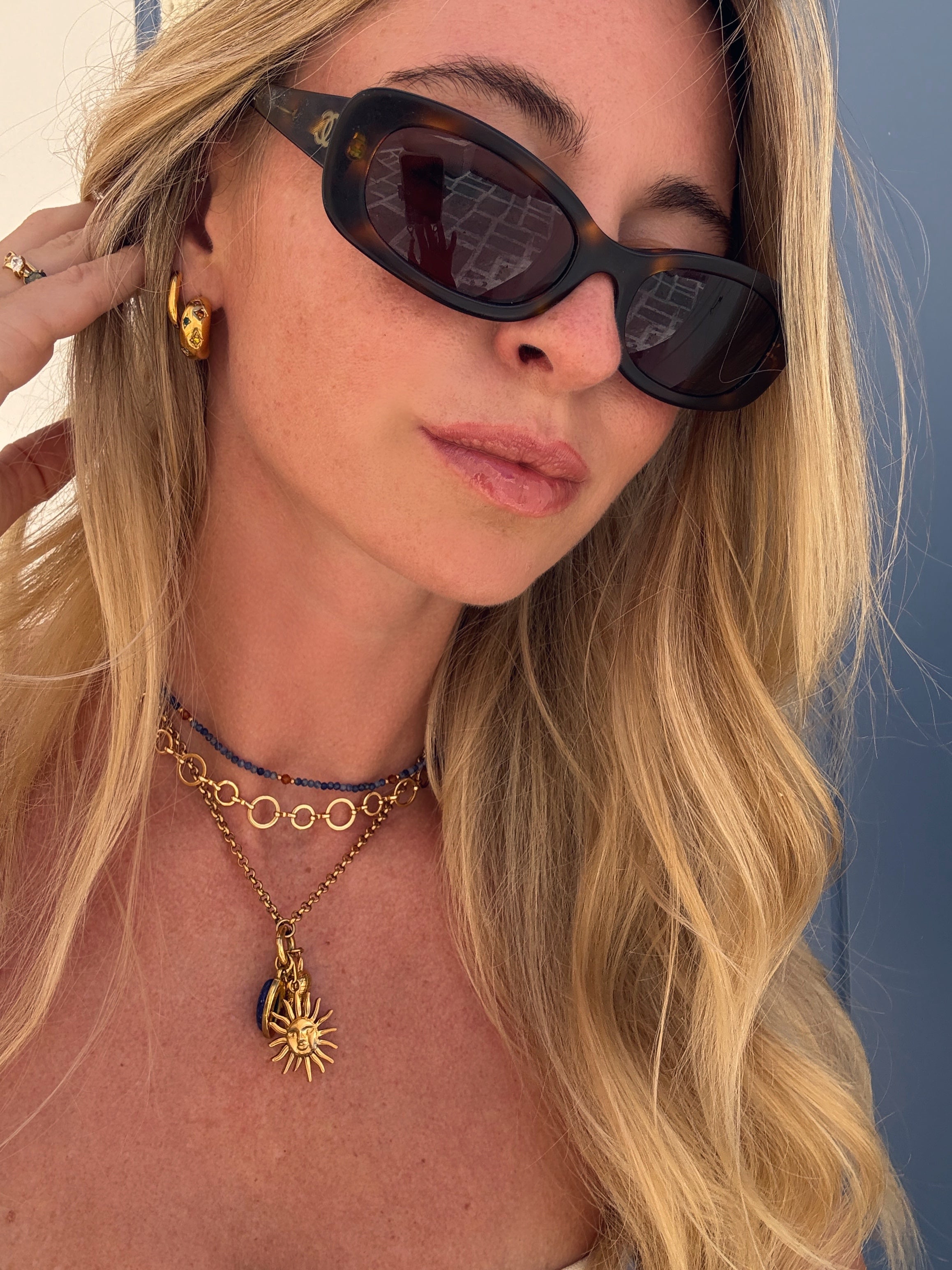 Nati Creolen bunt - Clout Vienna