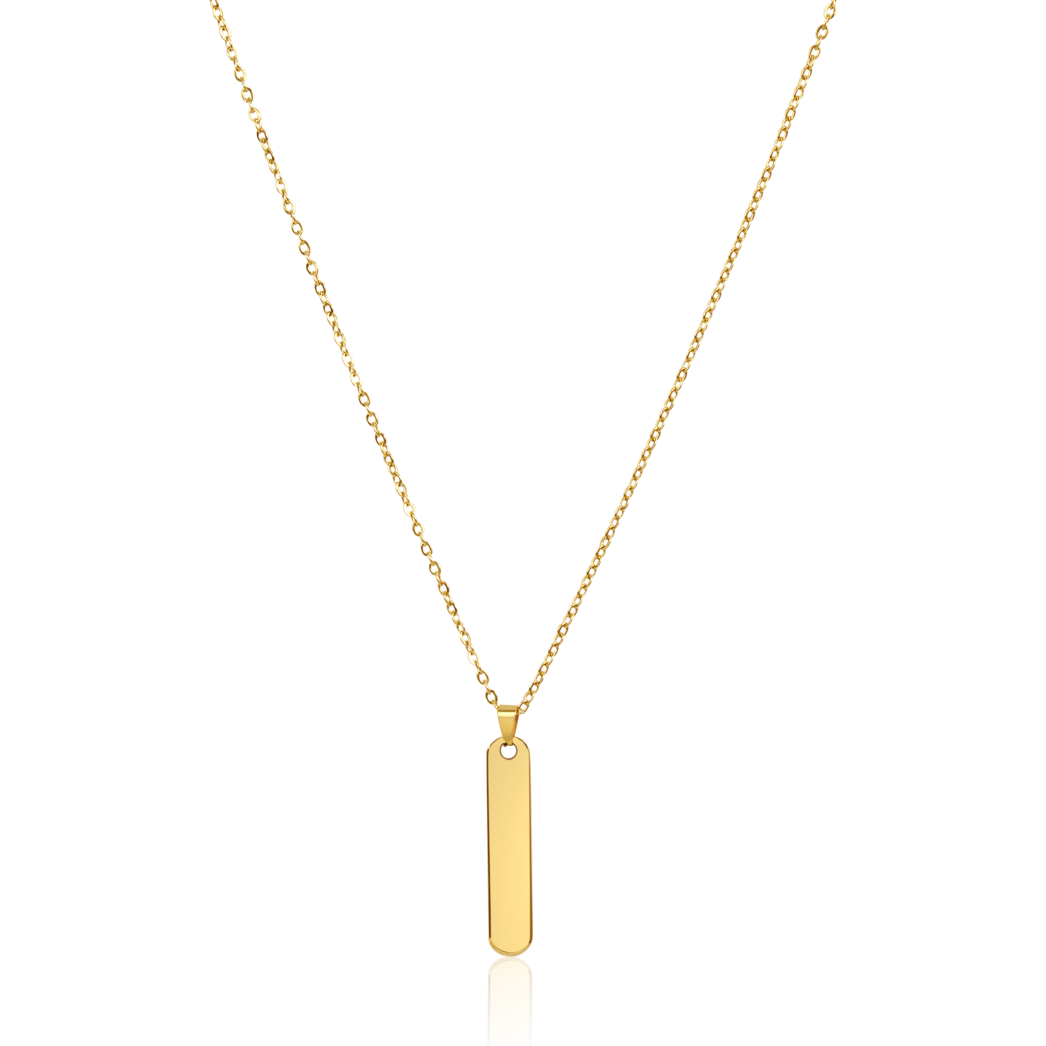 Колие с гравирана висулка