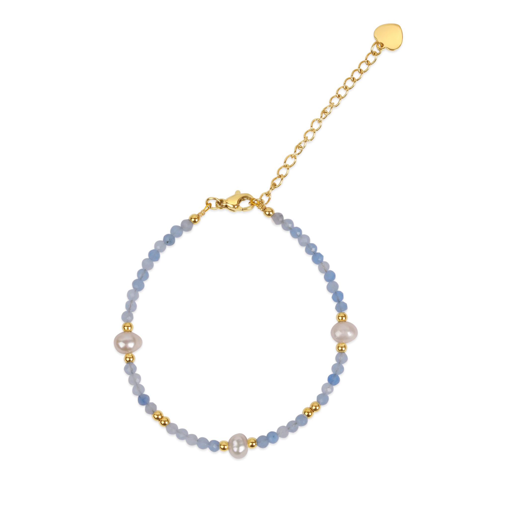 Небесна перла гривна /Sky Pearl Armband