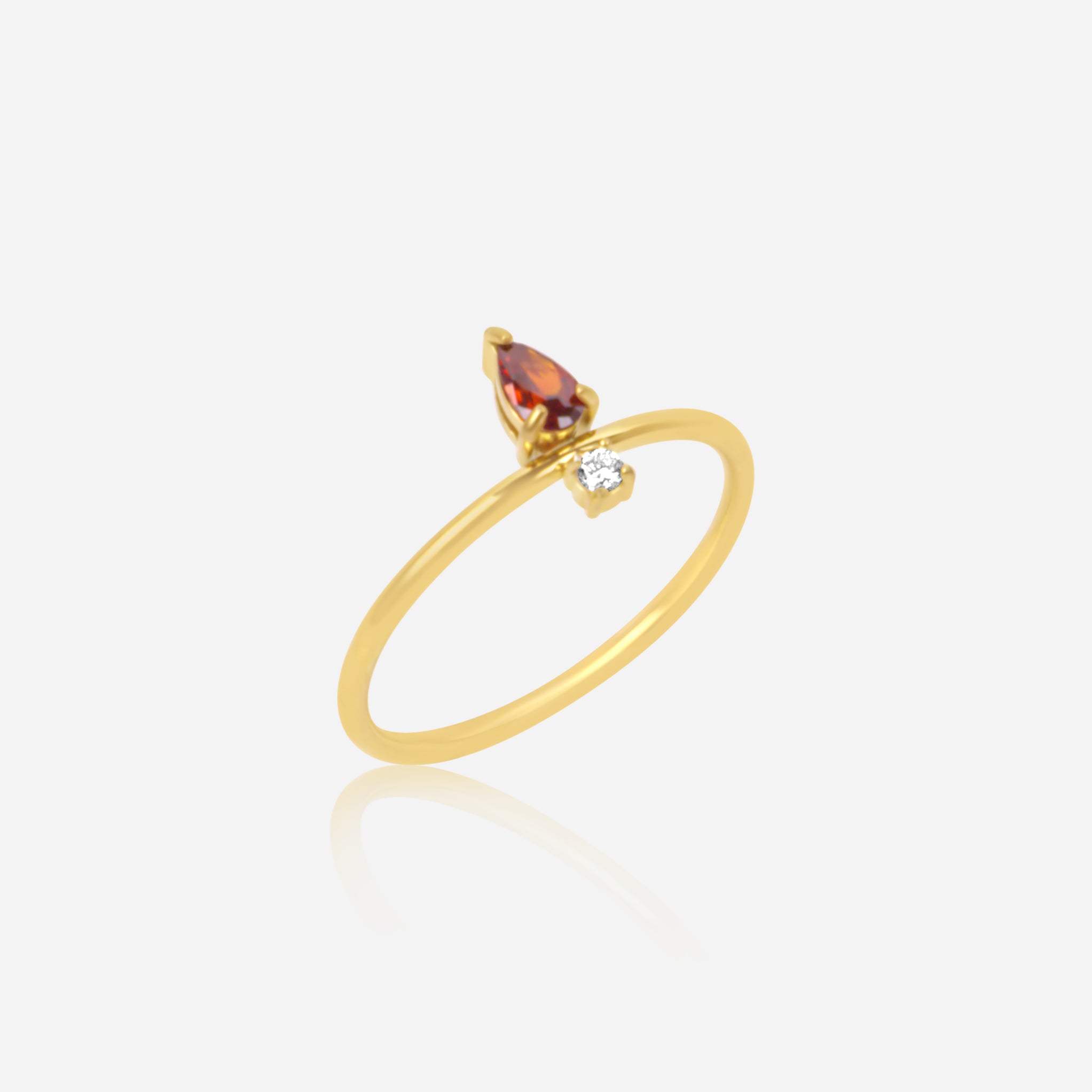 Aura Tropfen Ring