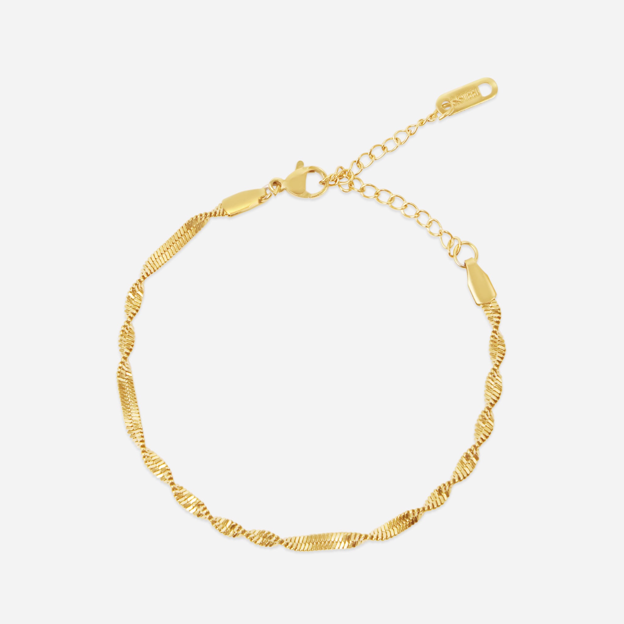 Gedrehtes Schlangenarmband Dick