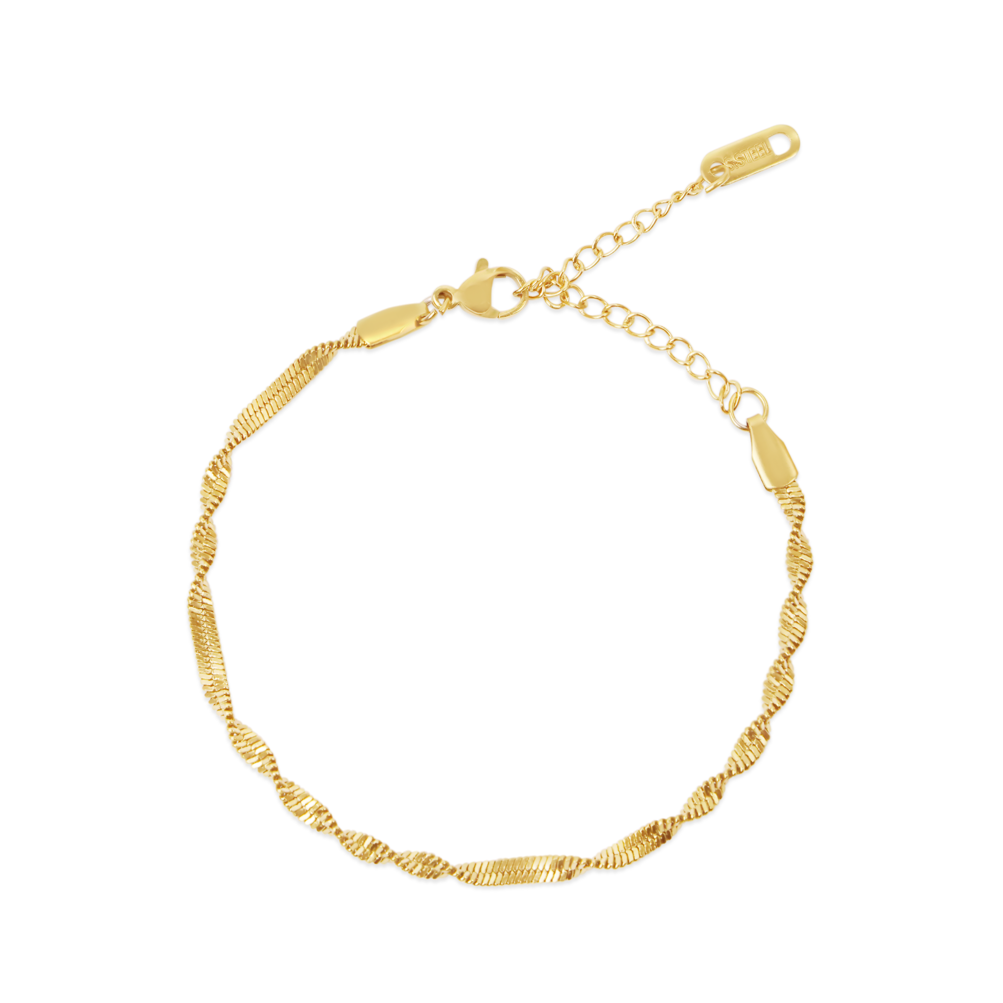 Gedrehtes Schlangenarmband Dick