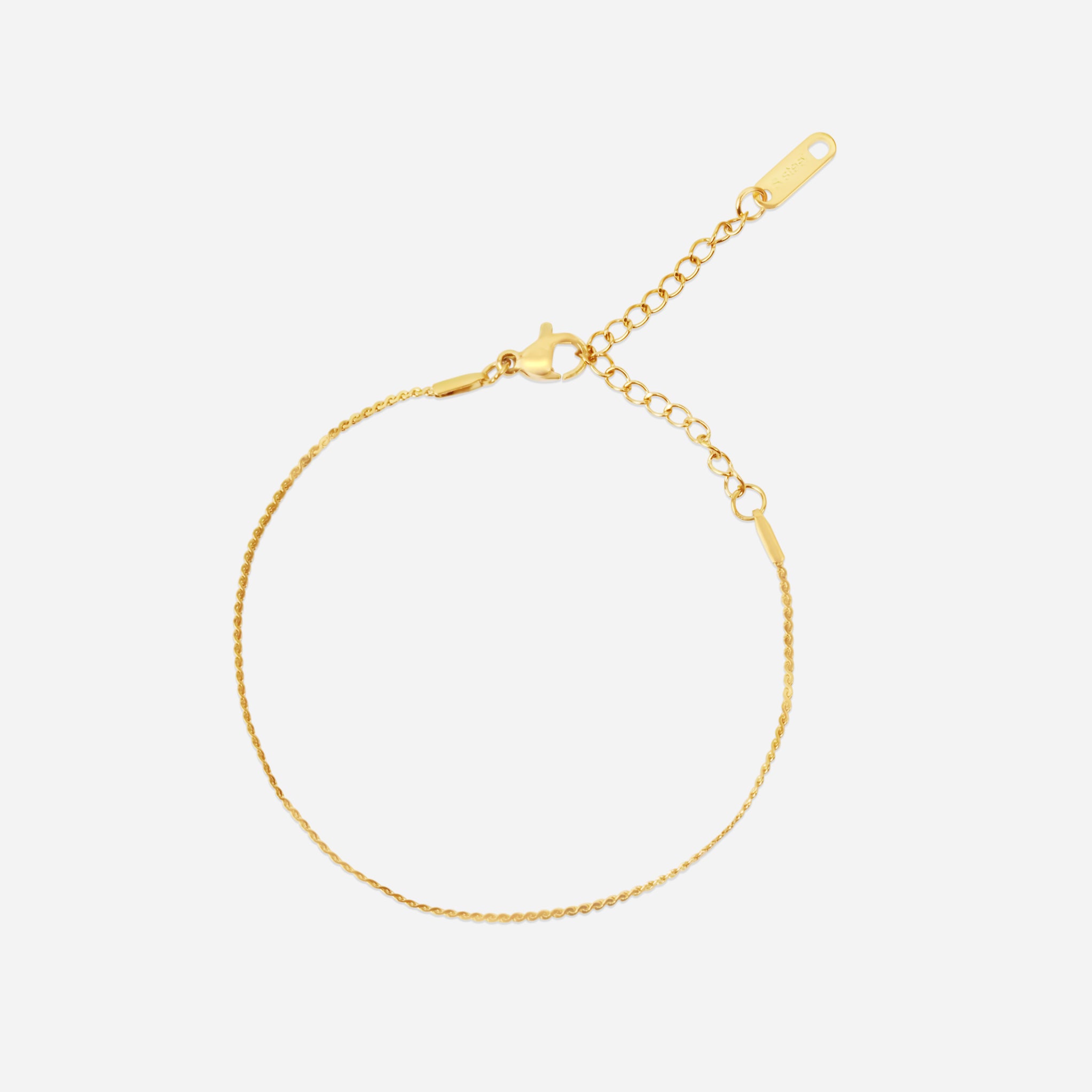 Armband mit Wellenstruktur