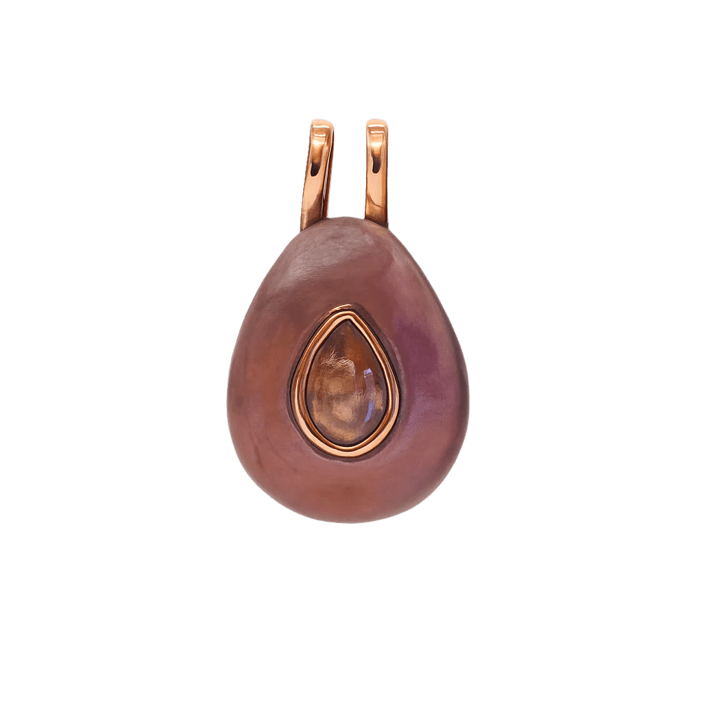 Amethyst Drop Charm - Clout Vienna