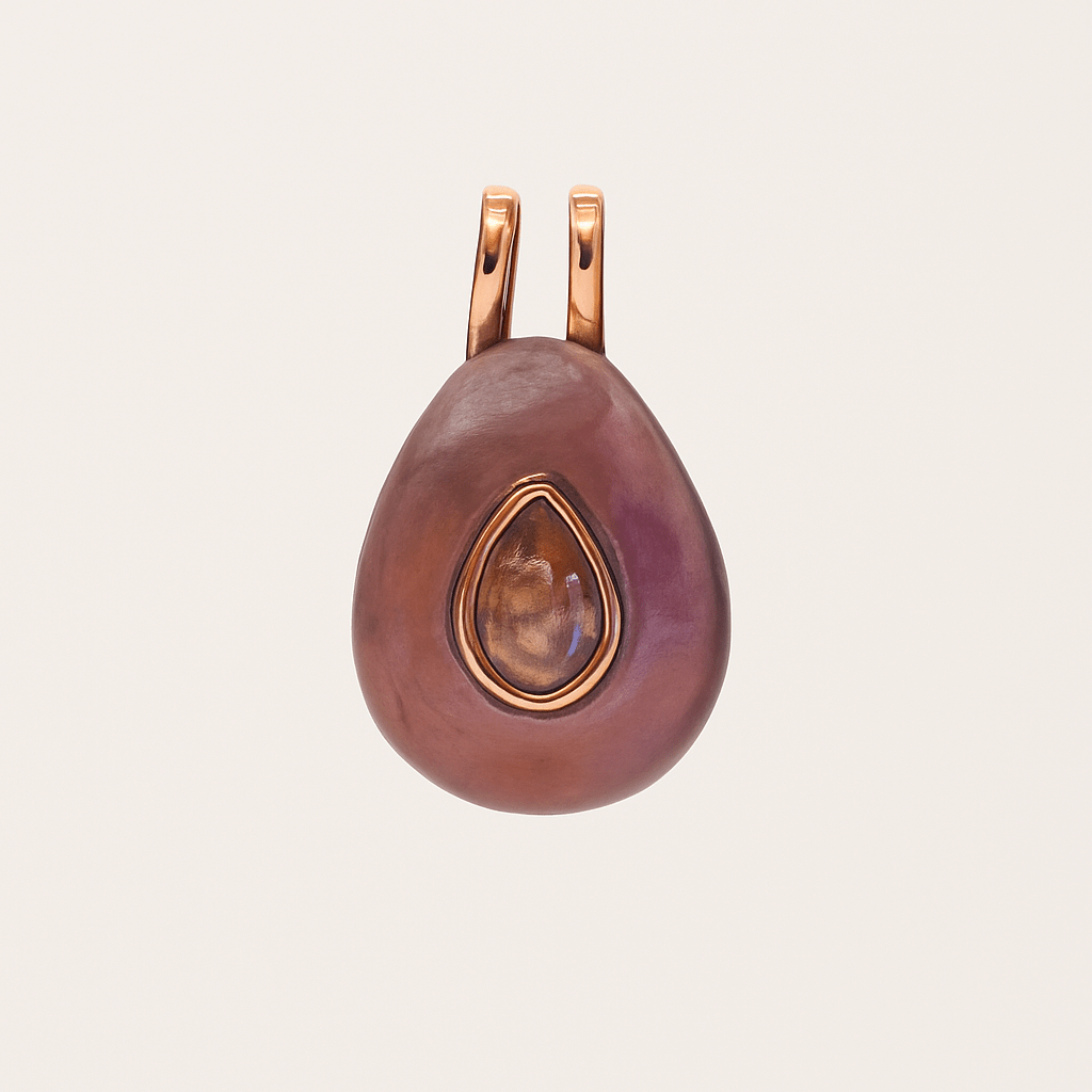 Amethyst Drop Charm - Clout Vienna