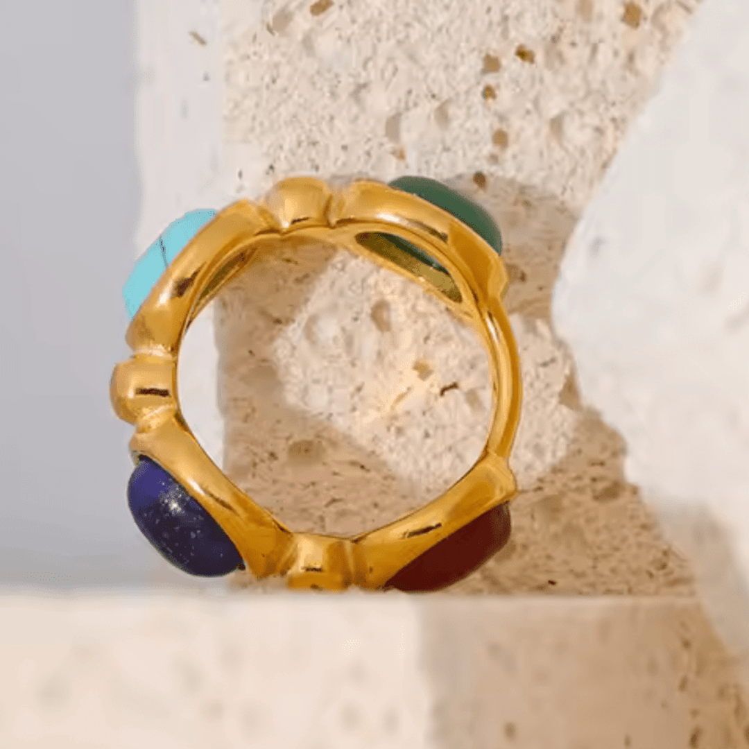 Aurora Gemstone Ring - Clout Vienna