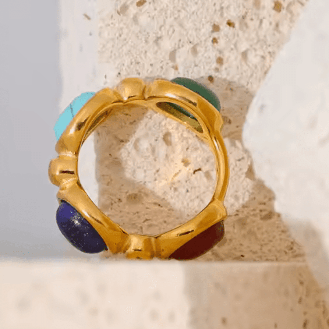 Aurora Gemstone Ring - Clout Vienna