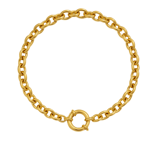 Charm Bracelet with Vintage Clasp - Clout Vienna#
