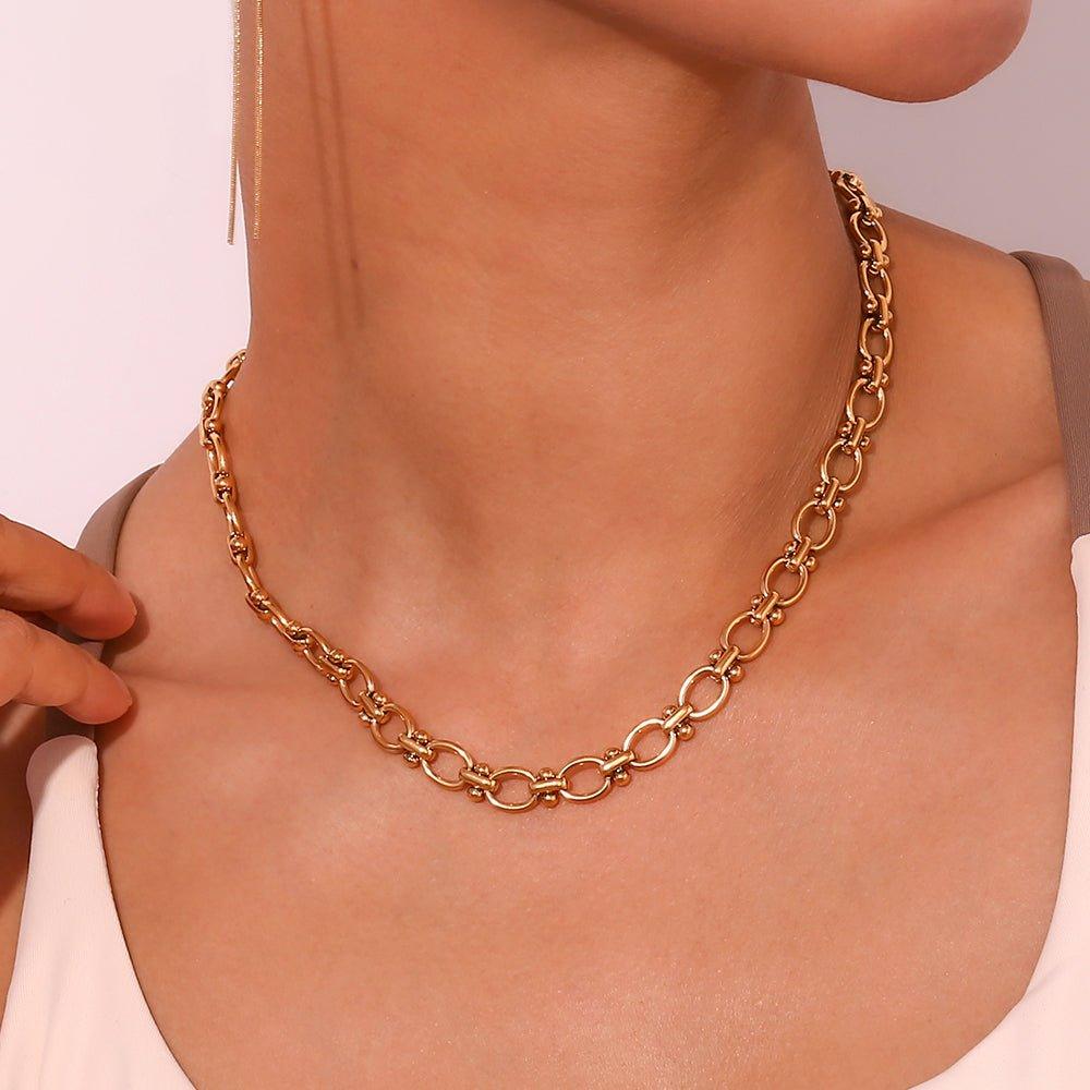 Chunky Charm Necklace - Clout Vienna#