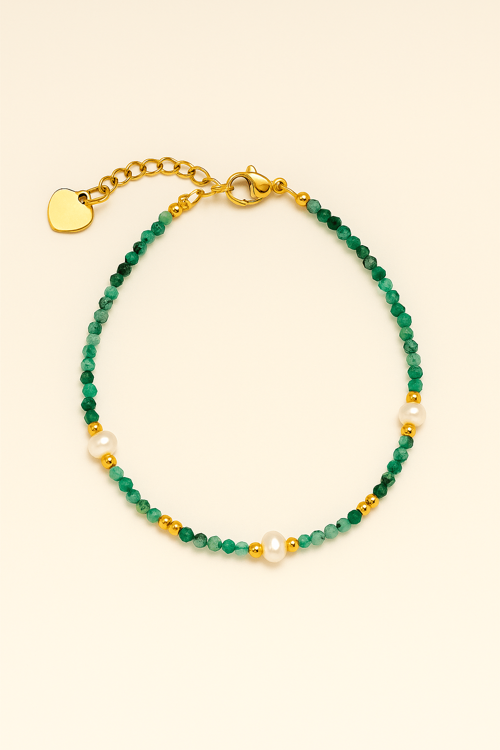 Emerald Pearl Armband - Clout Vienna