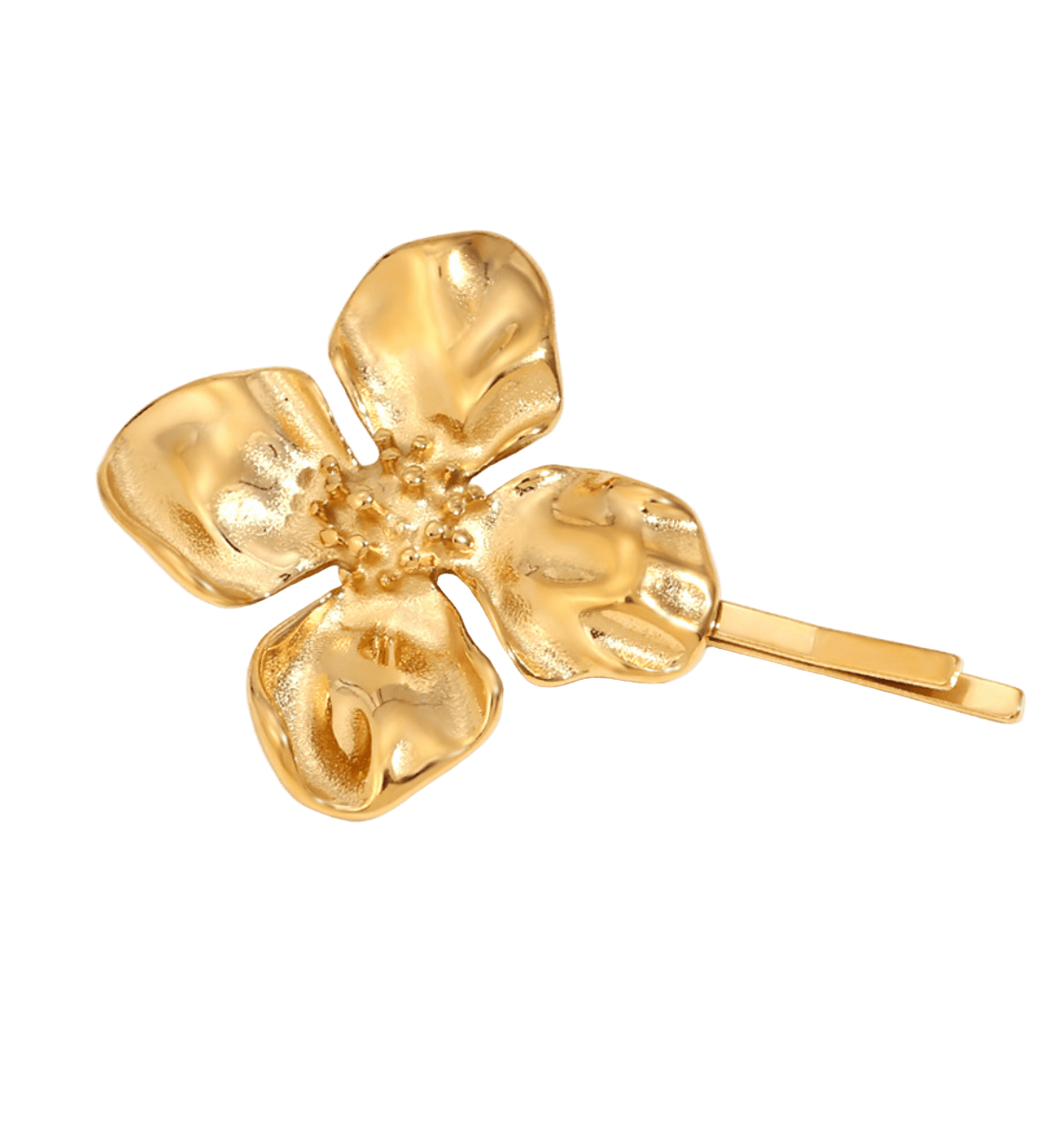 Golden Blossom Hair Clip - Clout Vienna