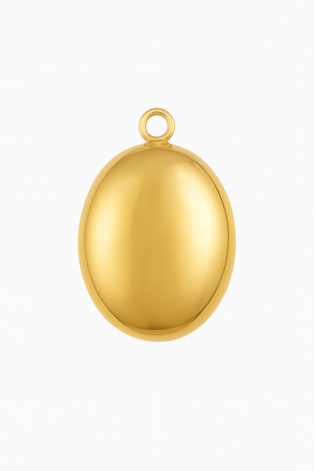 Golden Oval Anhänger - Clout Vienna