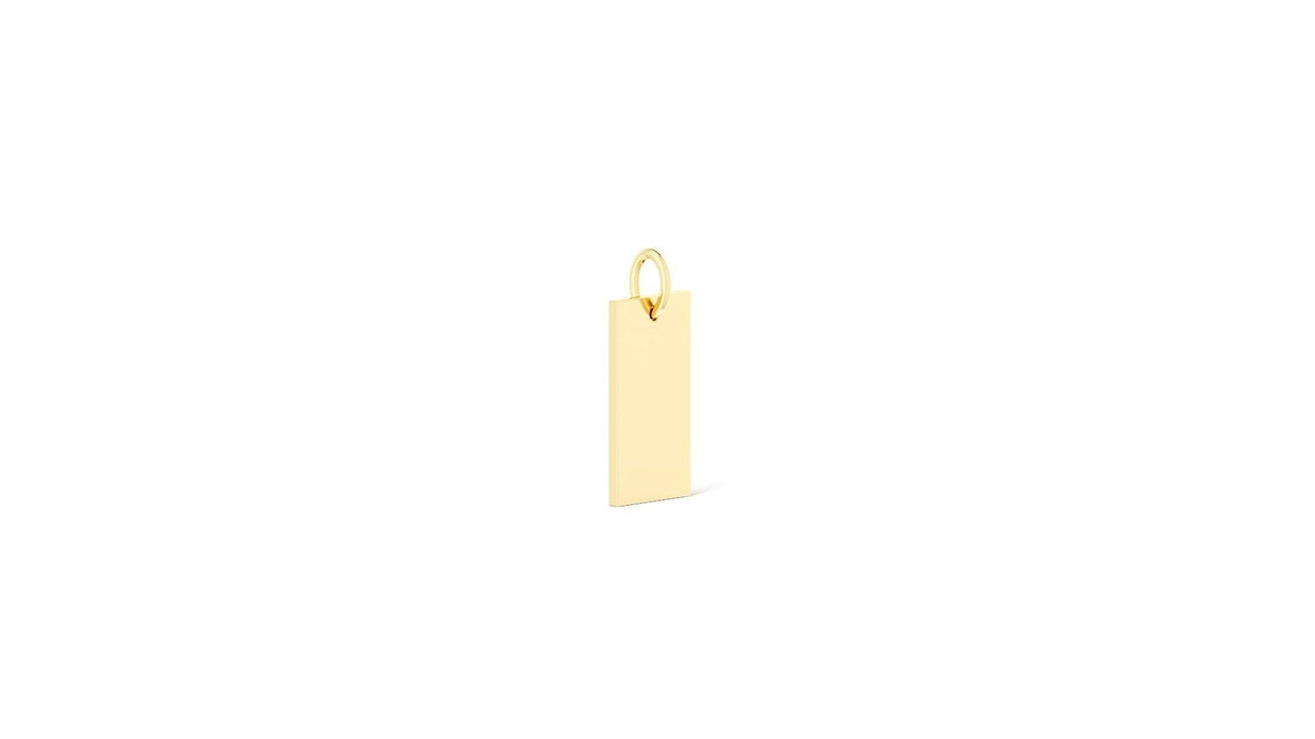 Gravur Charm Vertikal Bar schmal - Clout Vienna#