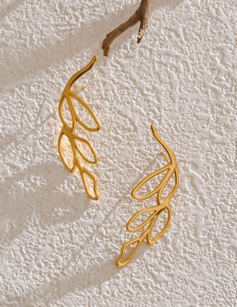Leaf Climber Ohrringe - Clout Vienna