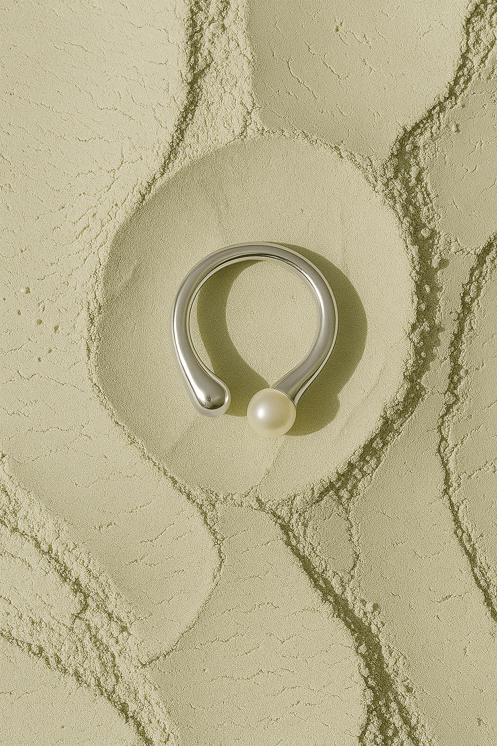 Open Pearl Ring - Clout Vienna#