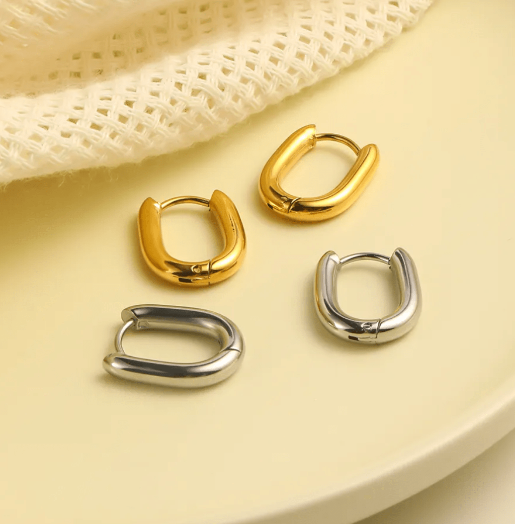 Oval Radiance Hoops - Clout Vienna