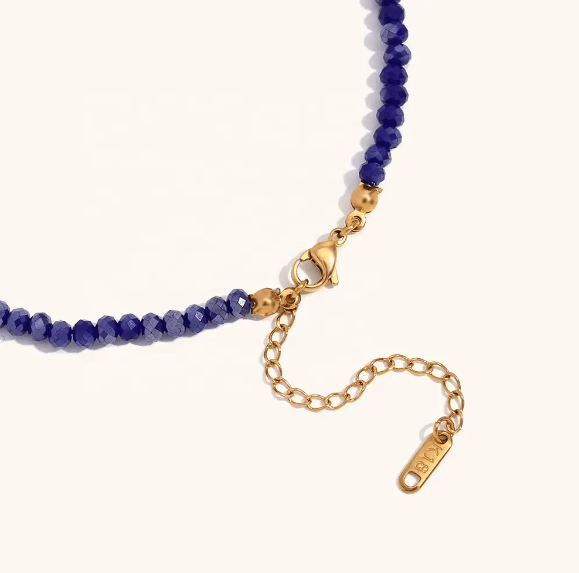 Perlen choker navy - Clout Vienna#