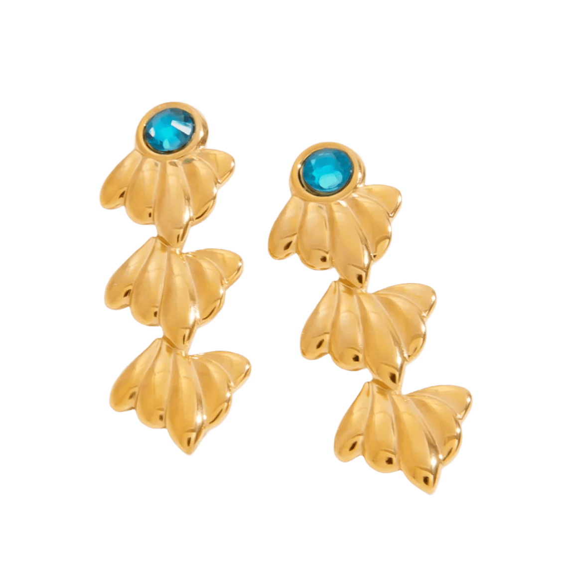 Summer Leaf Ohringe - Clout Vienna