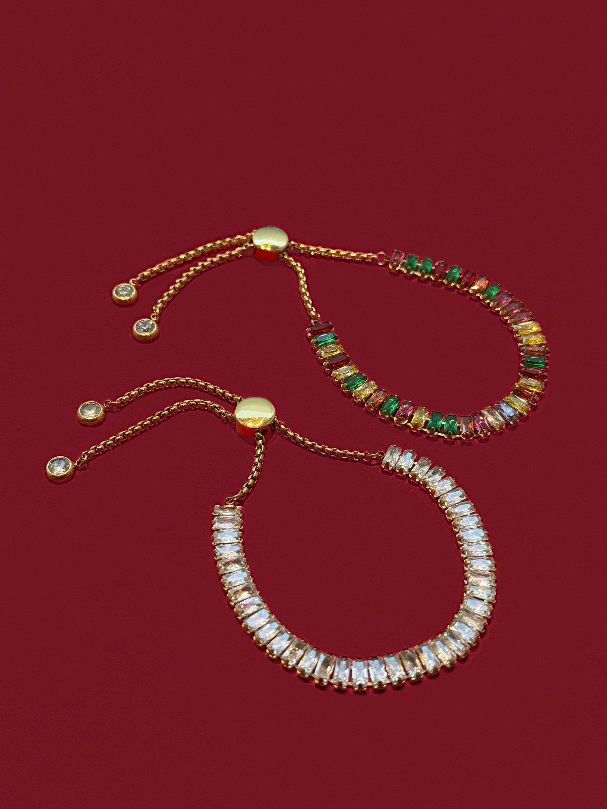 Tennischain Multicolor Armband - Clout Vienna#