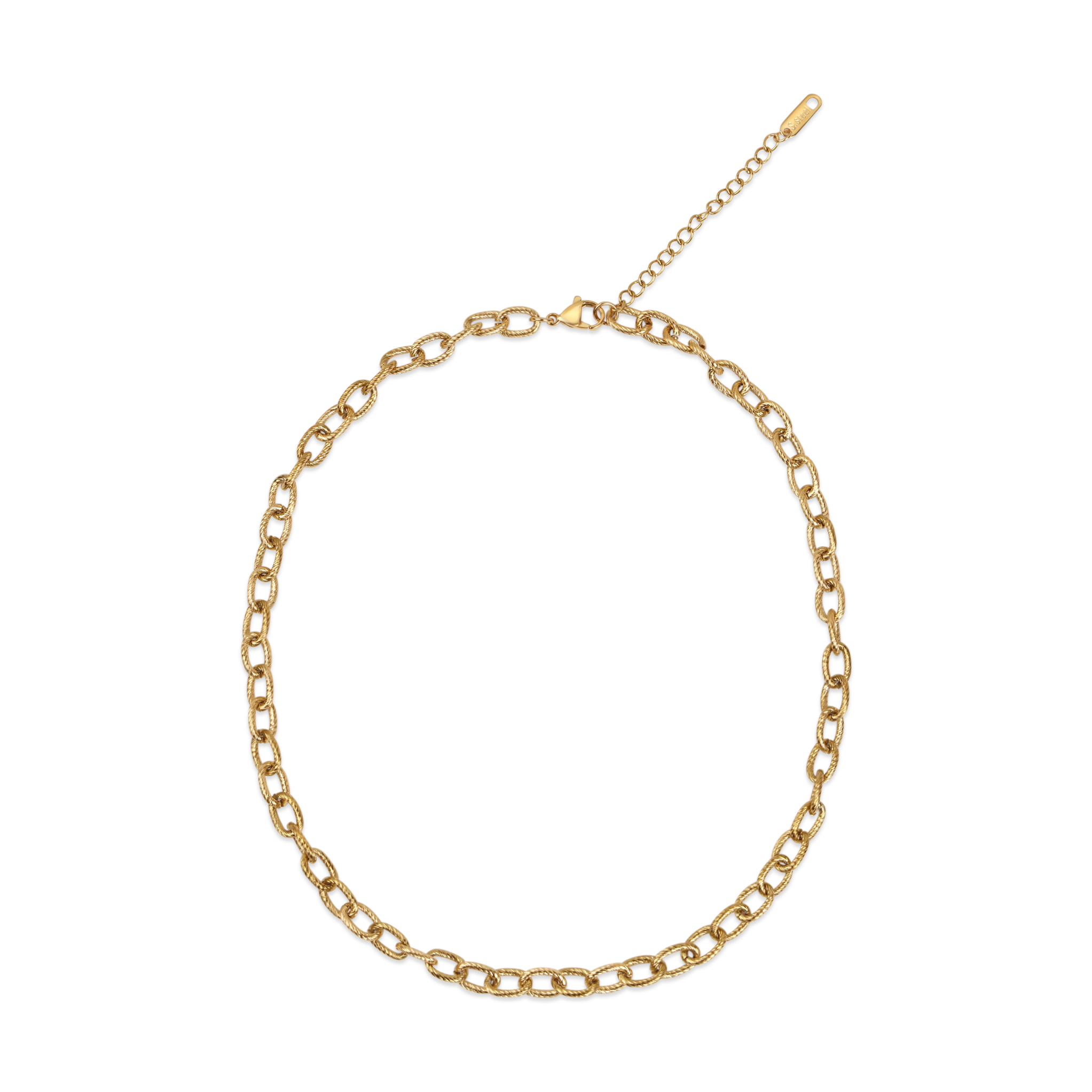 Колиe Everlink с текстура/Everlink Necklace with texture