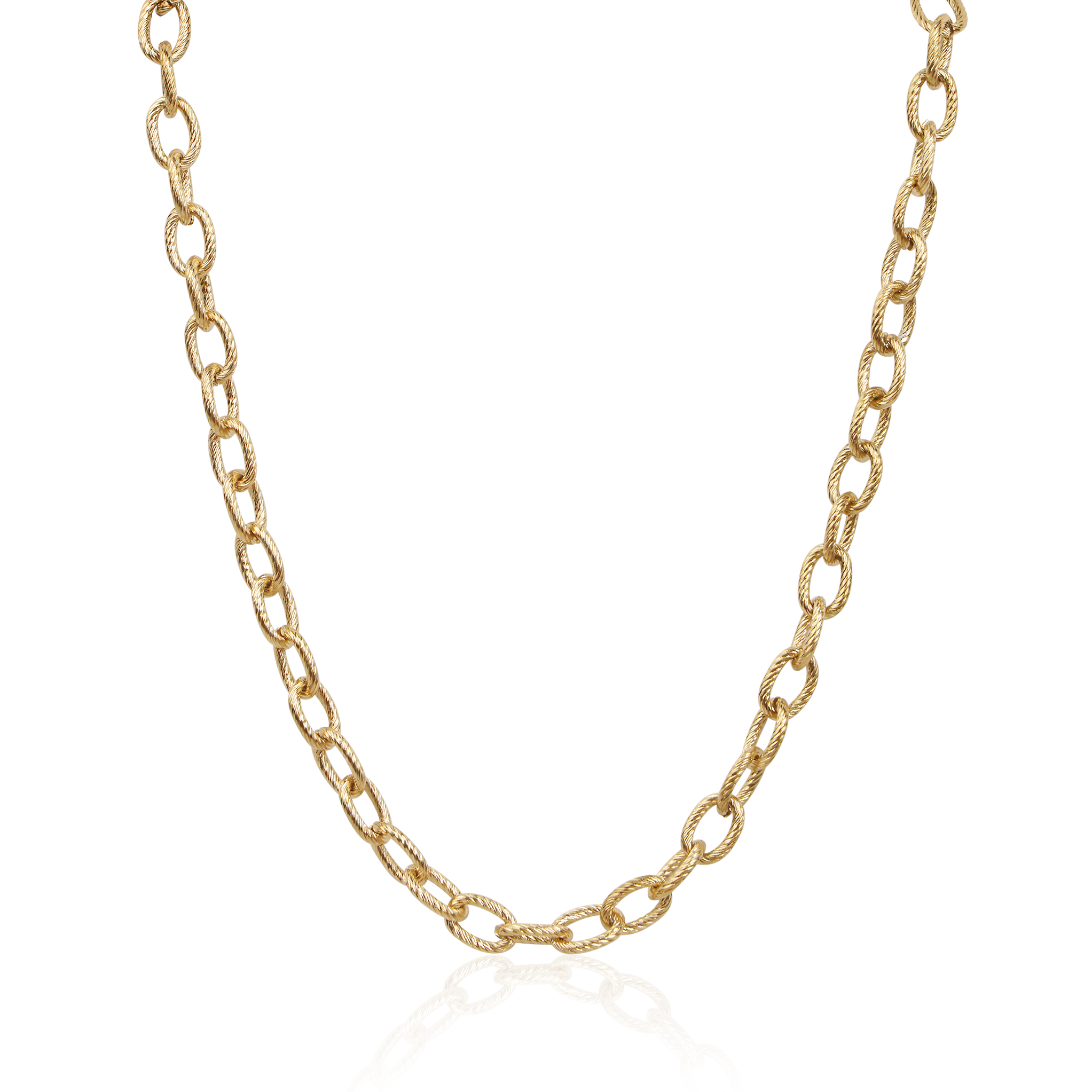 Колиe Everlink с текстура/Everlink Necklace with texture