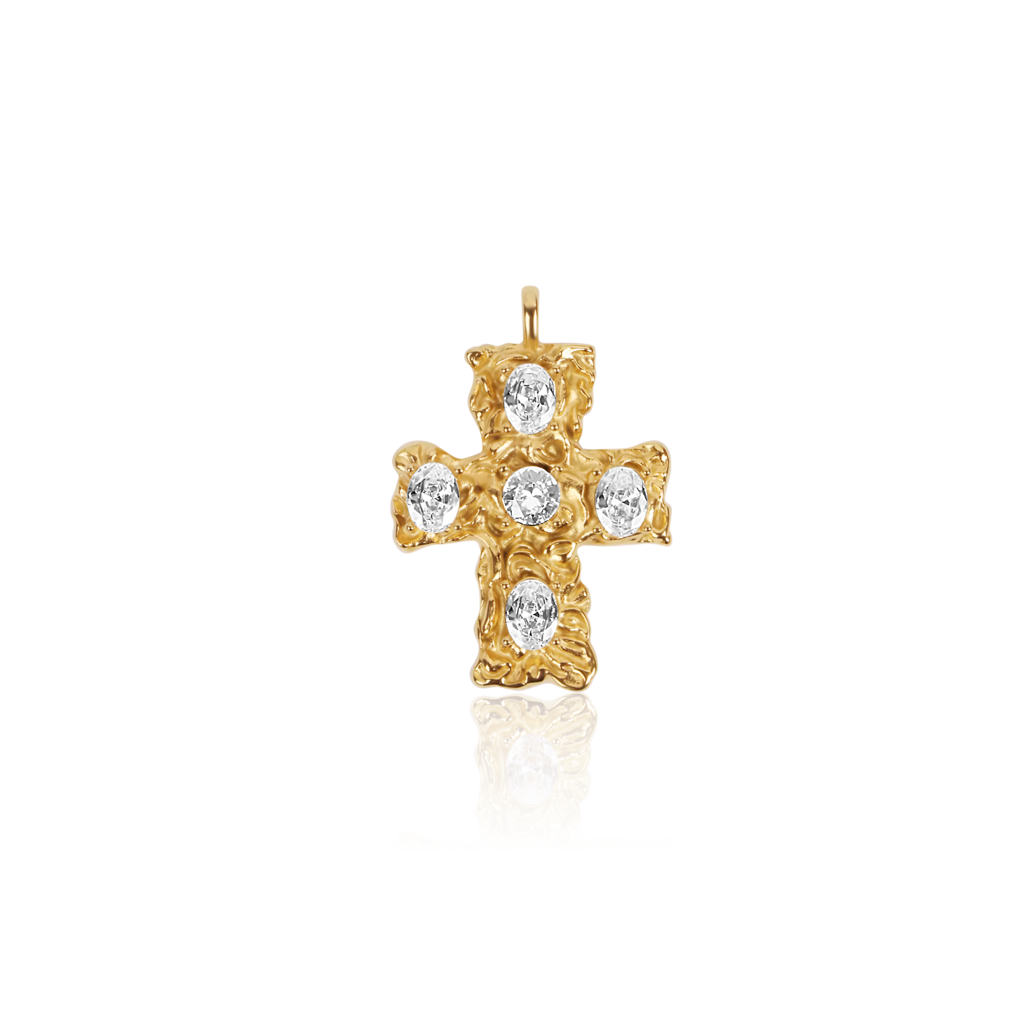 Голям кръст с циркониеви камъни