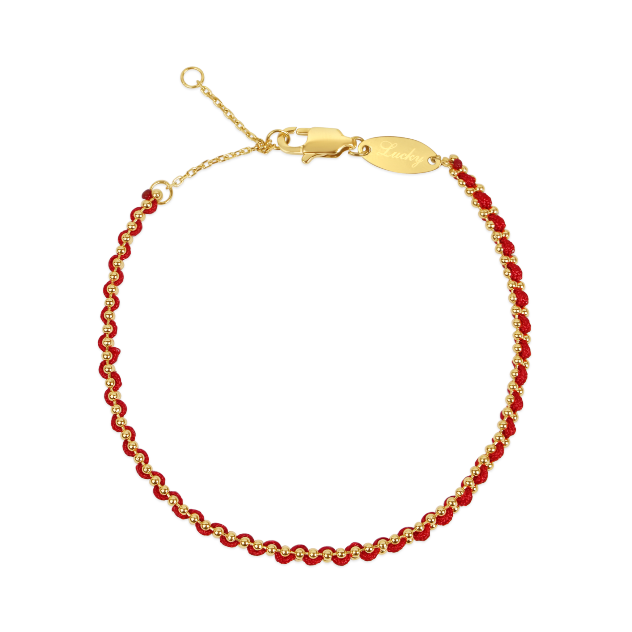 Късметлийска червена гривна