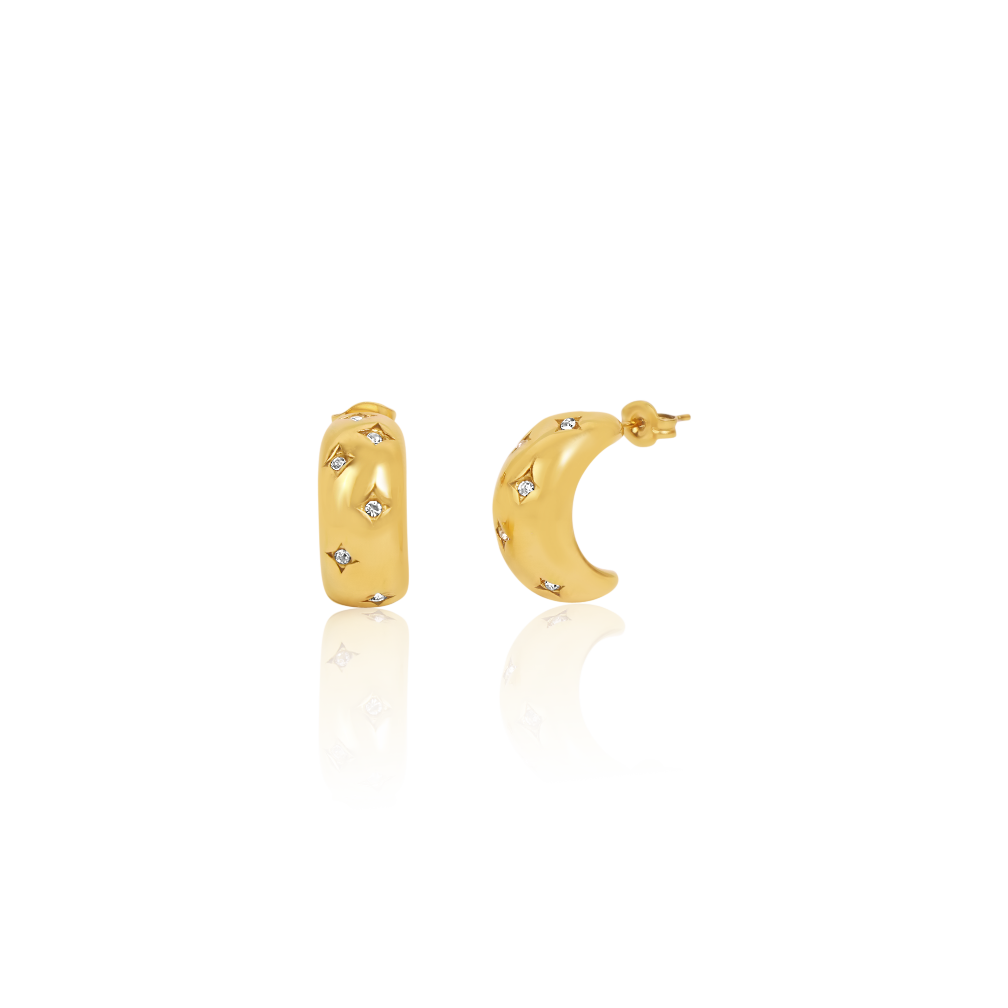 Нати обеци с халки