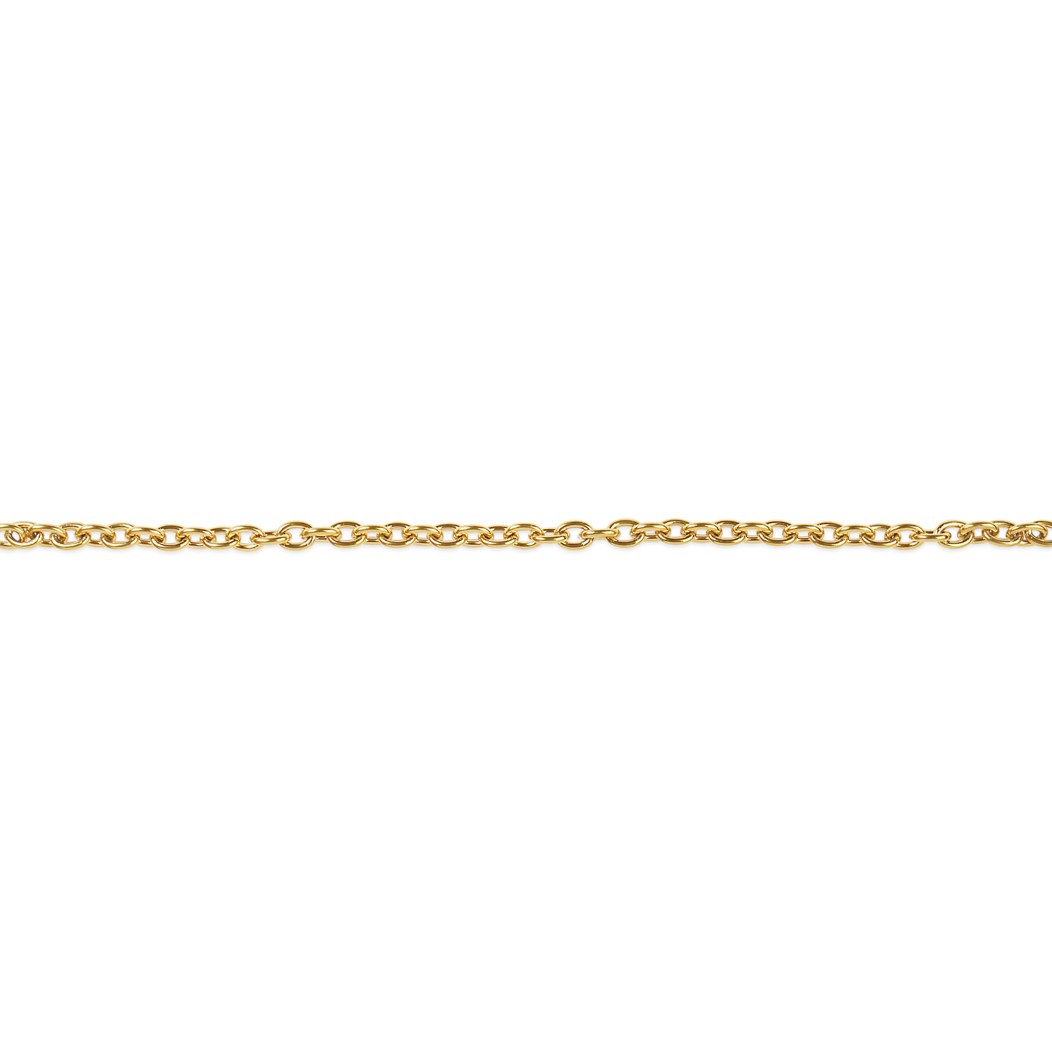 Гривна с котва, златна верижка, 1.8 мм