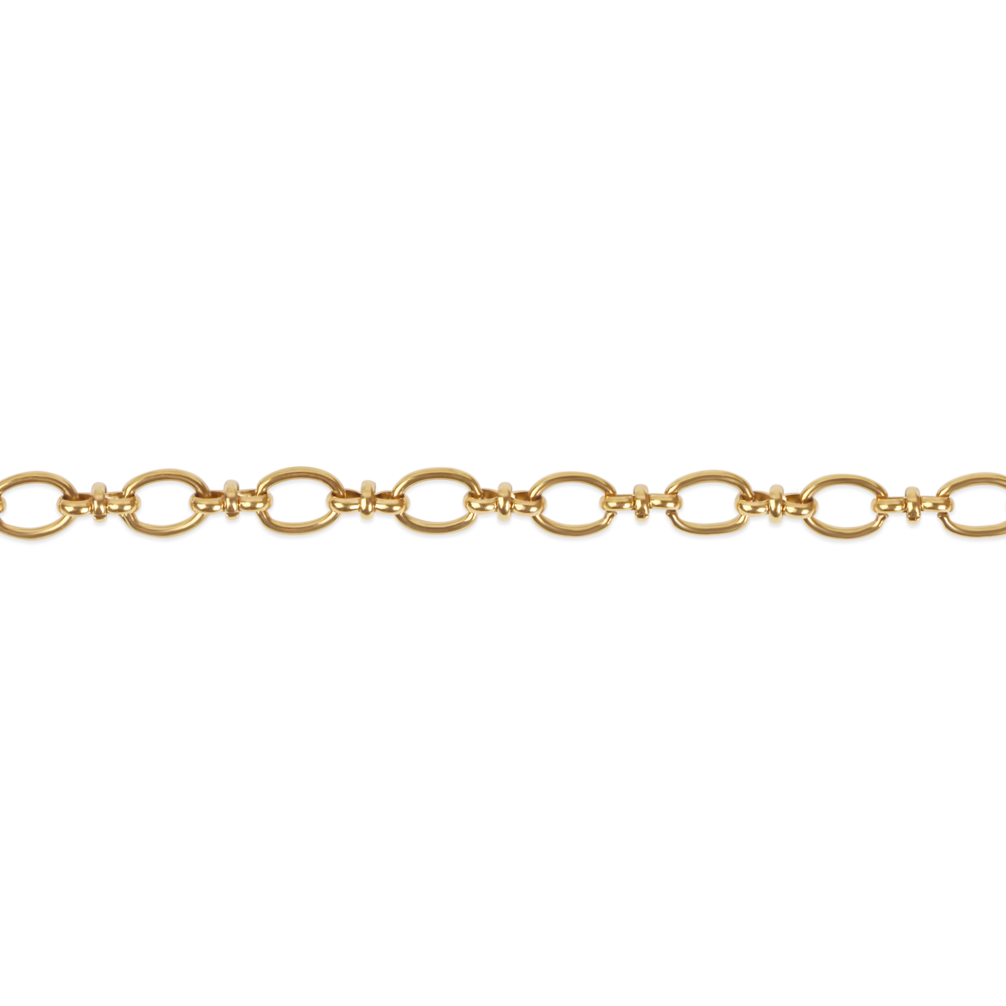 Колие с верижка котва, злато 1.8 мм