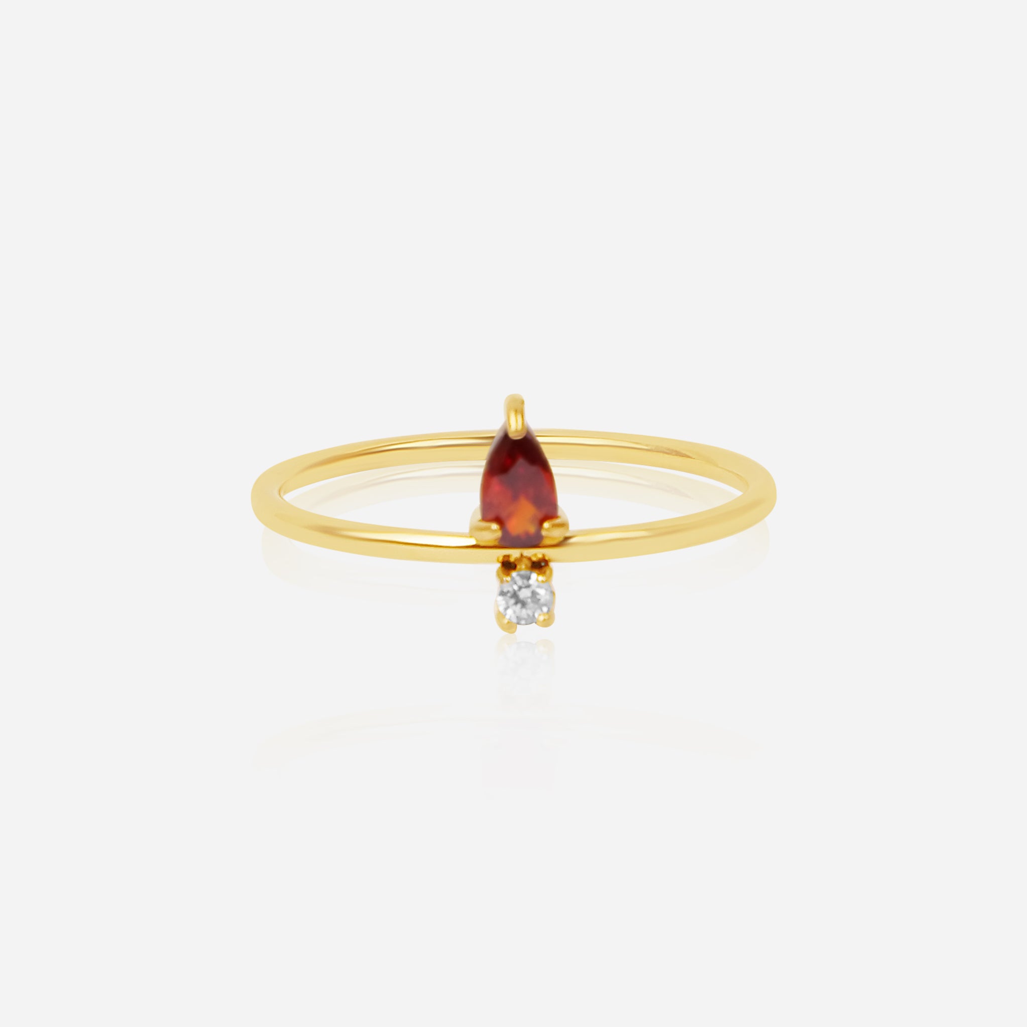 Aura Tropfen Ring