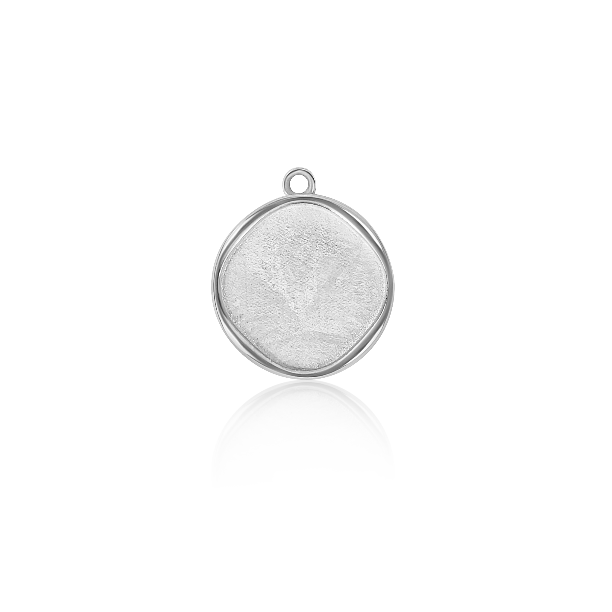 Runder Vintage gravur Charm