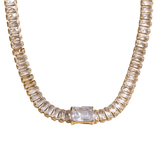 Alina Halskette Weiß - Clout Vienna