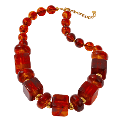 Amber Glow Necklace - Clout Vienna