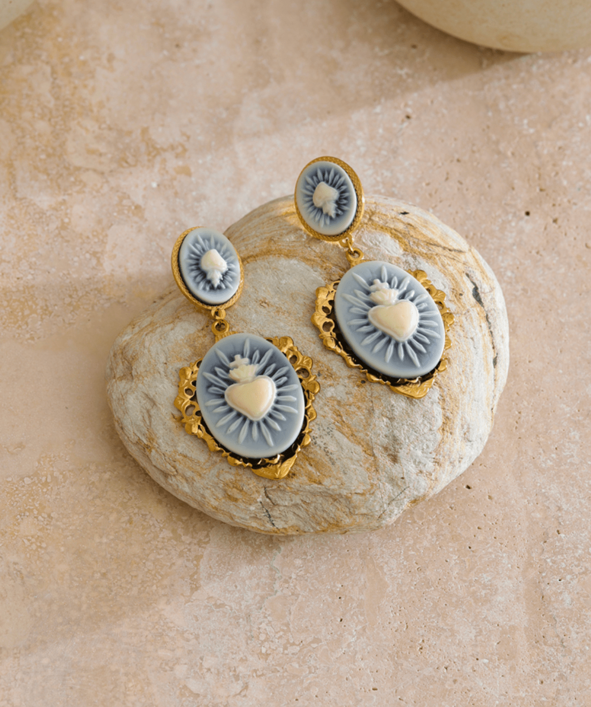 Amour Bleu Earrings - Clout Vienna