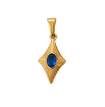 Blauer Ornament Anhänger - Clout Vienna