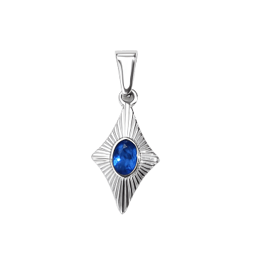 Blauer Ornament Anhänger - Clout Vienna