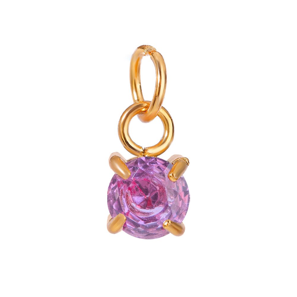 Golden Birthstone Charm - Clout Vienna#