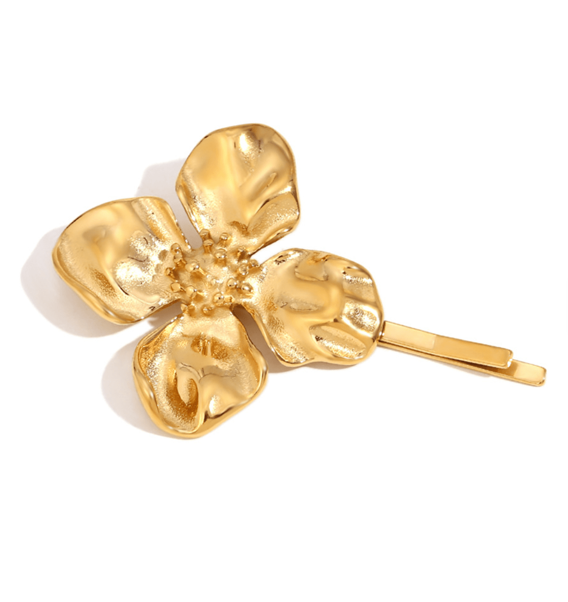 Golden Blossom Hair Clip - Clout Vienna