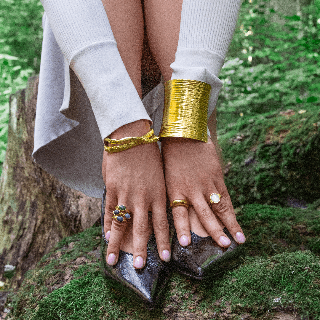 Golden Horizon Cuff - Clout Vienna