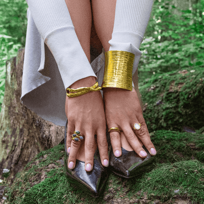 Golden Horizon Cuff - Clout Vienna