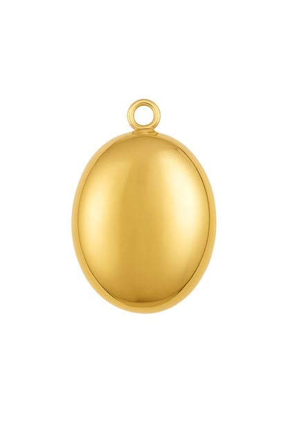 Golden Oval Anhänger - Clout Vienna