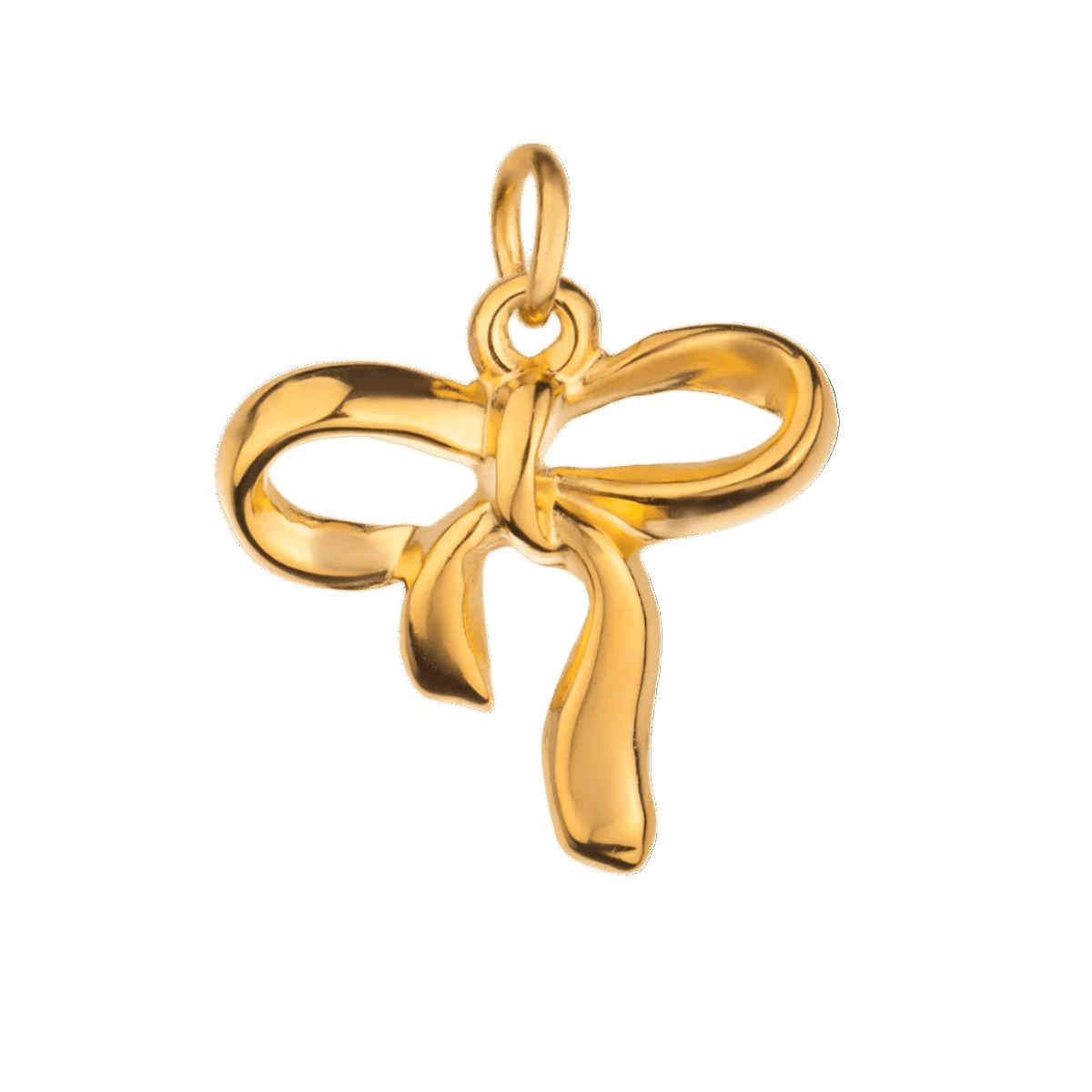 Golden Ribbon Charm - Clout Vienna