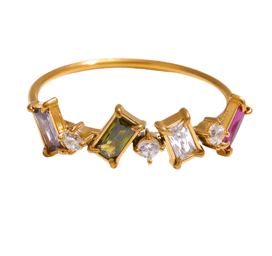 Plain multicolor Ring - Clout Vienna#