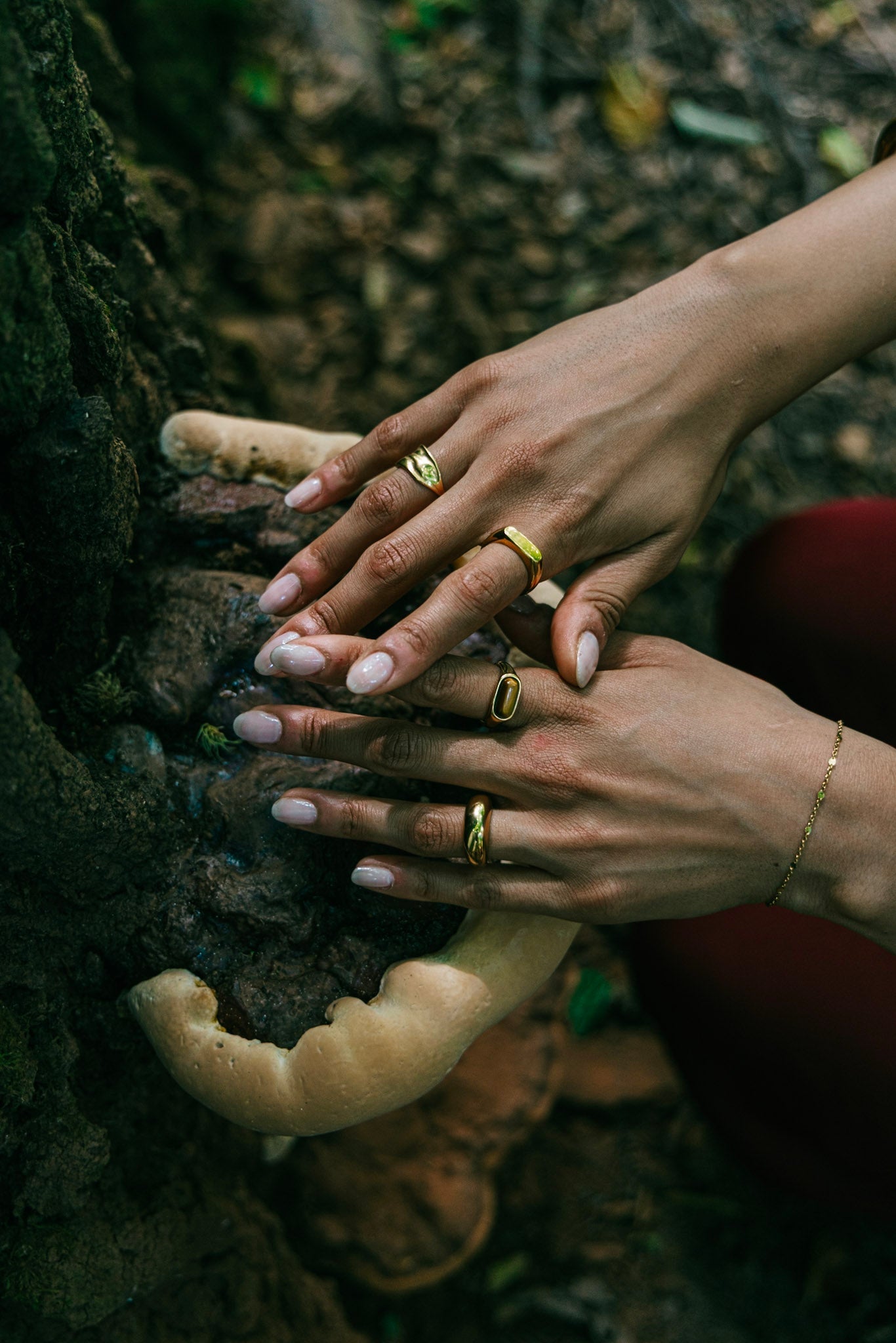 Tiger Eye Signet Ring - Clout Vienna