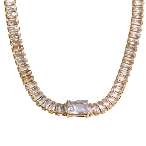 Alina Halskette Weiß - Clout Vienna#